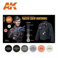 PANZER CREW BLACK UNIFORMS SET 3G