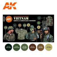 VIETNAM GREEN AND CAMOUFLAGE COLORS 3G