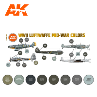 WWII Luftwaffe Mid-War Colors SET 3G