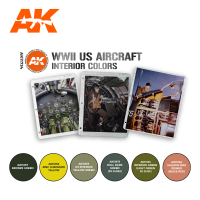 WWII US Aircraft Interior Colors SET 3G