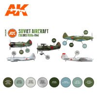 Soviet Aircraft Colors 1930s-1941 SET 3G