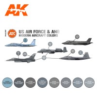 US Air Force &amp;amp; ANG Modern Aircraft Colors SET 3G