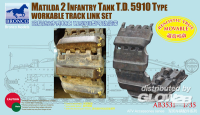1/35Matilda 2 T.D.5910 Type Workable Track Link Set