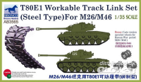 1/35T-80E1 Workable Track Link Set(Steel Typ for M26/M46