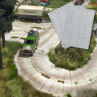 H0 Betonplatten-Stra&#223;e H0