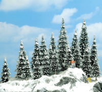 H0 20 Schneetannen H0