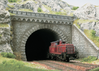 H0 Tunnelportal 2-gl H0