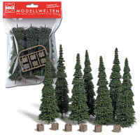 H0 7 Edelstecktannen mit Holzsta