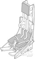 1/32 Lockheed C-2 Ejection seat f. F-104