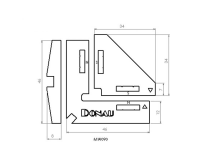 Modellbau/Winkelset Magnetisch 90&amp;#176;