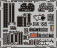 1/32 P-40N early interior S.A. for Hasegawa