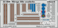 1/32Mirage IIIc seatbelts for Italeri