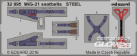 1/32MiG-21 seatbelts STEEL