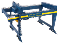 H0 Containerbr&#252;cke GVZ Hafen N&#252;rnberg