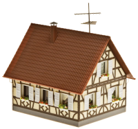 H0 Einfamilienhaus gelb