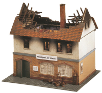 H0 Brandruine Gasthaus Zur Sonne