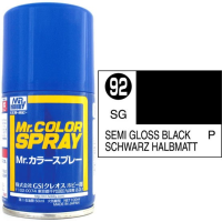 Mr. Color Spray Schwarz halbmatt 100ml