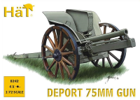 1/72 WW I Italian 75 mm Deport Gun