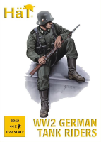 1/72 WW II German Tank Riders