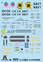 1/72 US NF F-14A vs A-4F