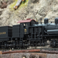 H0  US-Getriebe-Dampflokomotive Bauart Shay