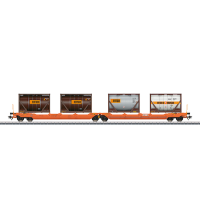 H0 Doppel-Taschenwagen Sdggmrss  WASCO