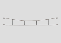 H0 Fahrdraht 142 mm (Inh. 5 St.)