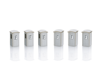 Kit of six telephone booths
