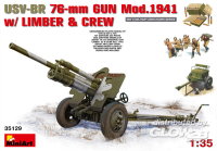 1/35 USV-BR 76mm Gun with Limber &amp;amp; Crew