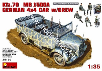 1/35 Kfz. 70 MB 1500A German 4x4 Car with Crew