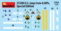 1/35 U.S. Jeep Crew &amp; MPs