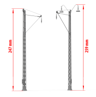 1/35 Railroad Power Poles &amp;amp; Lamps