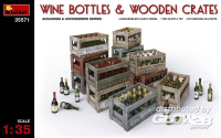 1/35 Wine Bottles &amp;amp; Wooden Crates