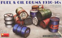 1/35 Fuel &amp; Oil Drums 1930-50s