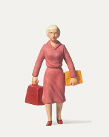 Reisende mit Tasche