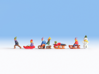 N Kinder im Schnee