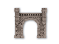 H0 Tunnel-Portal, 1-gleisig, 16 x 15,2 cm