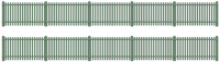 Picket Fencing, green (straight only)