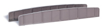 H0 H0 Br&amp;#252;ckenbausatz Plattenkonstruktion, L 222 mm