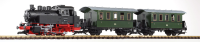 G G-Start Set Personenzug BR 80 + zwei Wagen