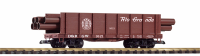 G D&amp;amp;RGW 4-achsiger Hochbordwagen mit Ladung