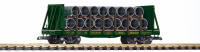 G RDG 4-aschigerRungenwagen G mit Ladung