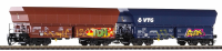 TT TT-Sch&amp;#252;ttgutwagen Falns OnRail VI 2-er SetGraffiti