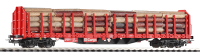 H0 Stammholztrpwg. Roos-t642 DB AG V m.Holzladung