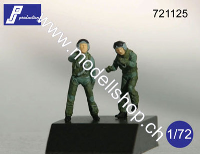 1/72 F-16/F-18 pilots standing/boarding - 2 figures