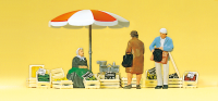 1:87  Sitzende Marktfrau, Kunden, Zubeh&amp;#246;r