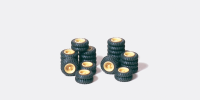 1:87  R&amp;#228;der-Set Zirkus Krone elfenbein