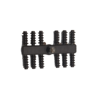 0 Rillen-Isolator. braun 4.5 x 9.6 mm ( 24 )Beutelpreis