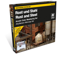 Farb-Set, Rost &amp;amp; Stahl, 8 x 1