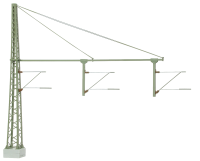 N Rohrausleger ueber 3Gleise